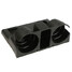 Car Seat Wedge Cups Holder Drink Beverage Black Plastic Cup Holder Double - 5