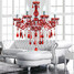Lights Red Crystal Modern Chandelier Luxury - 3