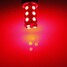 Red Car Indicator Tail Brake Stop Light Lamp DC12V 5050 LED T25 18SMD - 3