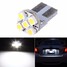 5-SMD White Car License Plate Light 168 194 T10 LED Bulbs - 1