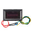 Meter Indicator LED Motorcycle Auto 12V Gauge Fuel Oil - 3