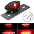 Motorcycle LED Rear License Plate Holder Universal Tail Stop Brake Light - 6