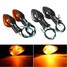 Pair Honda CBR1000RR Turn Signal Indicator Light 2008-2015 Smoke Amber - 1