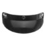 Shield Helmets Motorcycle Open Face Visor Buttons Universal Black Snap Lens - 3