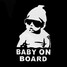 Baby on Board Funny Auto Truck Vinyl Decal Window Sticker Car Stickers - 5
