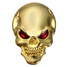 Demon Skull Sticker 3D Car Sticker Decals Emblem Badge Metal Bone - 5