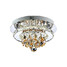 Crystal Steel Amber Room Stainless Hallway Ceiling Light Living Room - 2