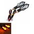 Motorcycle Turn Signal Indicators Blue Lamp LED Light Amber - 1