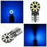 18SMD 2PCS T10 Decoding Width Light W5W 3014 Blue Parking Light For Motorcycle Car - 1
