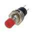 SPST Switch Push Button Mini Momentary Red Pins ON OFF - 2