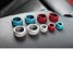 BMW 5 Alu Decorative knob 6 7 Series Set Car Stereo 3pcs Knob Ring Covers - 5