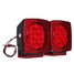 Submersible Lights Truck Trailer Side Pair Boat Red LED Tail Brake Stop Light - 6