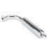 Motorized Bicycle Bike Muffler Exhaust 49cc 60cc 66cc 80cc Motorcycle Chrome 2-Stroke - 2