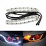 Dual Color Light For Motorcycle Car Daytime Running 2Pcs LED Strip Lights Headlight - 1