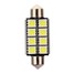 4X 42mm 8 LED Plate Light Bulb 5050 SMD Car Dome Festoon Canbus C5W - 2