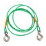 Emergency Rescue Rope Hooks Cable with Steel 4M Leash Metal Trailers Tow - 2
