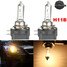 3000K 55W 12V Halogen Bulbs Replacement 2 X Clear Headlight Light Lamp - 1