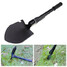 Steel Shovel Multi-function Folding Cross Country Tool For Car Spade Camping Hiking - 1