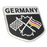 German Alloy Metal Emblem Badge Flag Racing Decal decorative sticker - 2