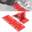 ATV Sand Grass Car Auto Snow Recovery 2pcs Red Road Track Tracks Tyre - 1