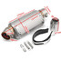 Stainless Steel Universal 38-51mm Motorcycle Exhaust Muffler Pipe - 10