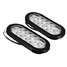 Tail Reverse Light Oval White Waterproof Truck Trailer Bus Pair LED Stop Turn - 5