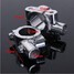 Handlebar Holder Mount Brackets Mirror Adaptor Chrome Motorcycle - 8