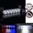 Plate Rear Signal Flashing Warning 6 LED Light For Motorcycle Car Brake - 1