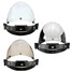 Color Bubble Visor Motorcycle Helmet Wind Lens Shield Flip Up Button Face - 3