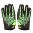 Racing Motorcycle Touch Screen Gloves M L XL Waterproof Windproof Cycling Bone Printing - 3