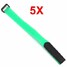 Down Wrap Cable Cord Reusable 5pcs 2cm x 30cm Nylon Green Hook Loop Strap Tie Rope - 1