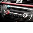 BMW 5 Alu Decorative knob 6 7 Series Set Car Stereo 3pcs Knob Ring Covers - 7