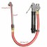 Line Air Pressure Gauge Car Truck Head Dual Connector PSI Tire Inflator Pump - 8