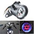 Odometer Speedometer Gauge Signal Light LED Backlight Motorcycle Dual - 1