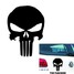 14*14cm Tank Reflective Decal Car Sticker Skeleton Skull The Cup - 1