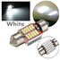 Festoon 10SMD Canbus Error Free 31MM Interior Light Bulb White - 1