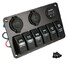 USB Charger Socket LED Rocker Switch Panel Circuit Car Boat Marine Breaker Laser - 7