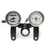 Black Bracket Tachometer Motorcycle Odometer Speedometer Gauge - 1