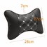 Headrest Cushion Universal PU Leather Pair Pillow Pad Head Neck Car Seat - 12