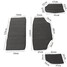 Gray Doors Insulation Sound Heat Shield Jeep Wrangler JK 4pcs Deadener Kit - 3