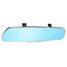 Dual Lens Recorder Rear View Mirror Inch HD 1080P Car DVR Camera G-sensor Dash - 3