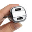 USB Car Charger Two Phone Car Charger Cigarette Lighter With Voltage One in Switch Lines - 5