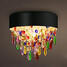 25w Crystal Chandelier Colorful Ceiling Max Flush Mount - 1