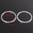 COB LED Angel Eye Halo Ring Plastic Projector Lens 2Pcs Clear PC - 8