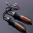 2pcs Universal Motorcycle 3 Led Turn Signal Indicator Amber Light - 3