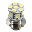 2Pcs 12SMD Motorcycle P15D White LED Headlight Lamp - 6