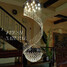 Crystal Chandelier K9 Source Modern Hanging Lamps Clear Pendant Light - 4