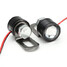 Mirror Mount Light Tail Lamp Pair Motorcycle LED Eagle Eye Constant DRL - 4