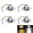 7w Leds Led Cold White 4pcs Silver Ceiling Lamp Warm White 600lm - 1