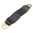 Black Washer Seat Belt Car Extender Safety Belt Bolt Nut - 2